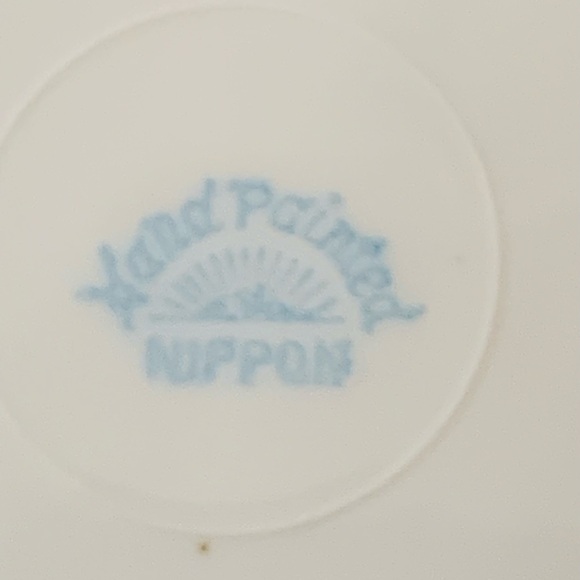 Lot of 2 Imperial Nippon Hand Painted  6 1/2" Plates - Picture 8 of 9